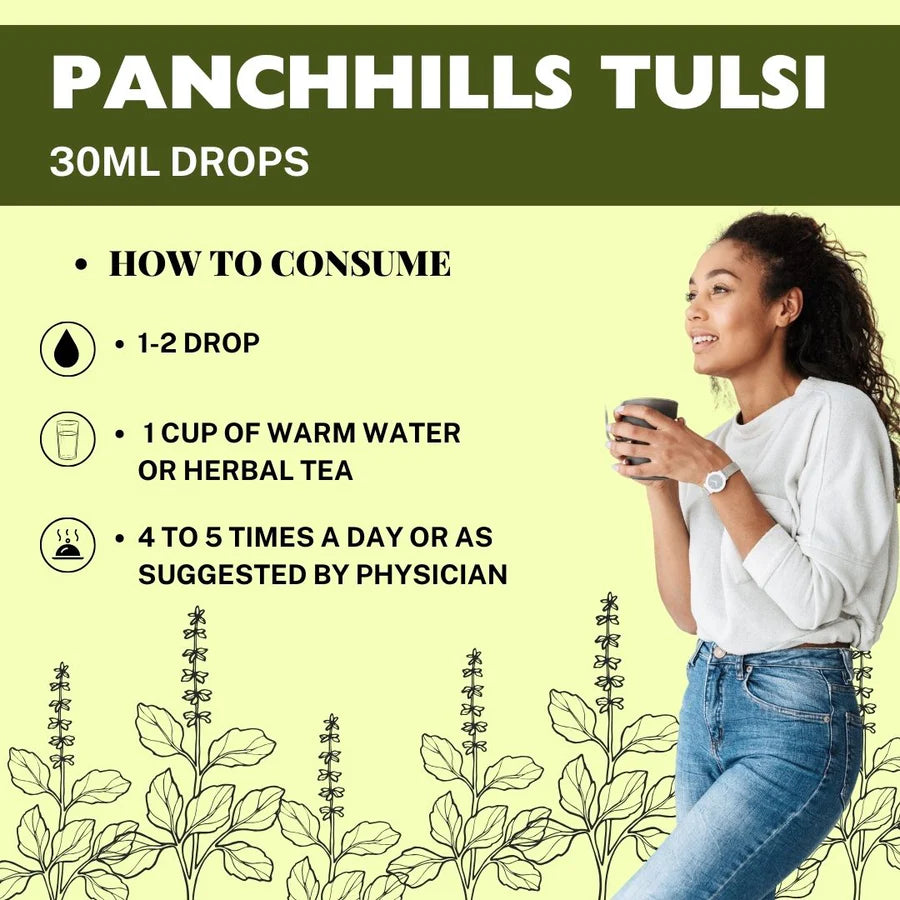 Panch Tulsi Hills Drops – 30 ml | Herbal Hills Herbal Product