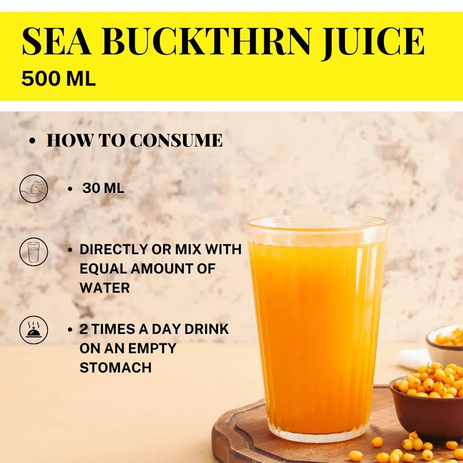 Sea Buckthorn Syrup (500ml) – A Superfood for all Health issues