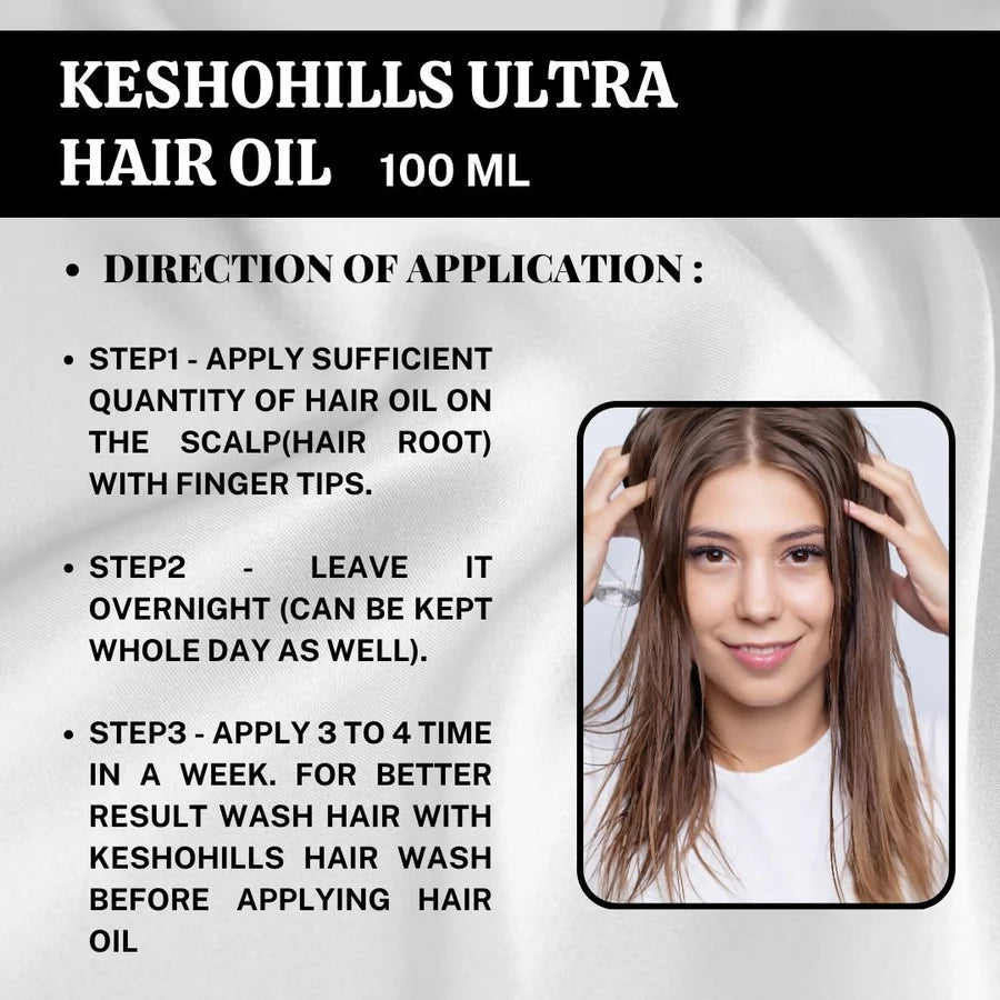 Herbal Hair Oil – Keshohills Hair Oil 100ml (pack of 5)