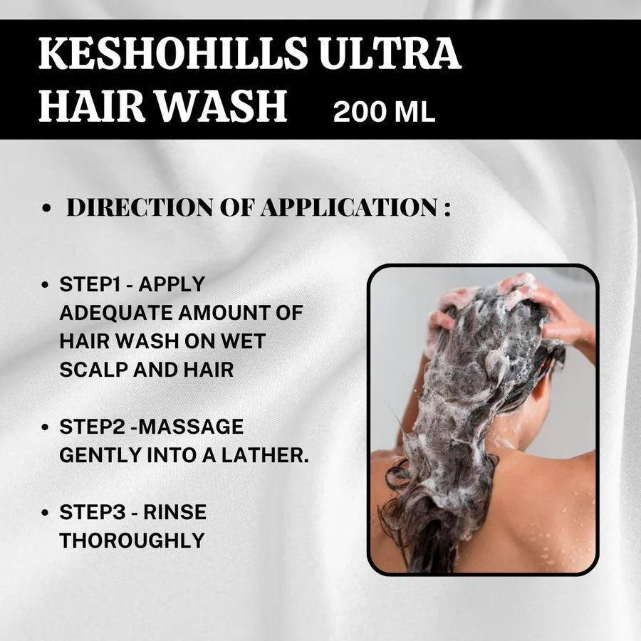 Keshohills Ayurvedic Hair Shampoo – 200 ml Pack of 5 by Herbal Hills