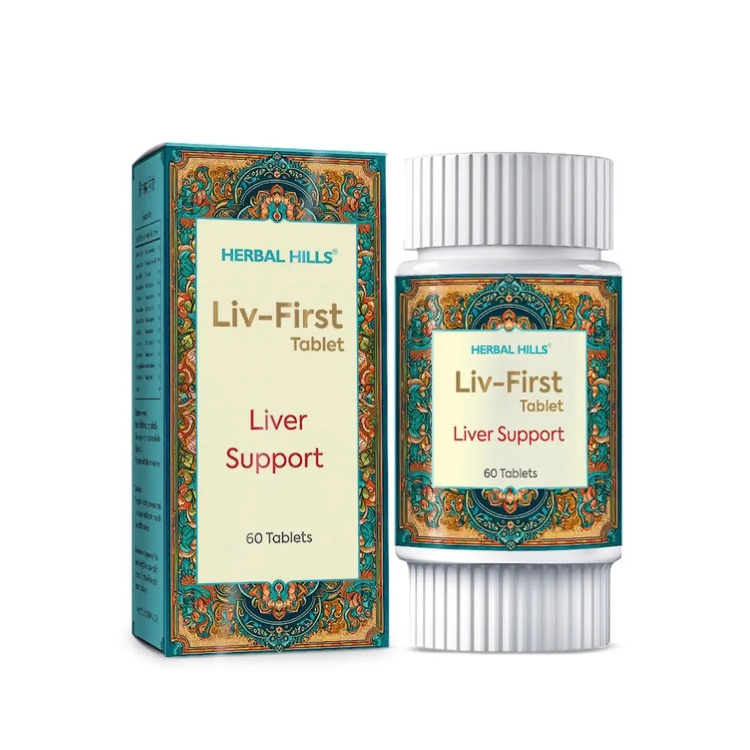 Liv-First 60 Tablet, Ayurvedic liver care, Natural Liver detox tablet, Enhances digestion, Herbal liver support