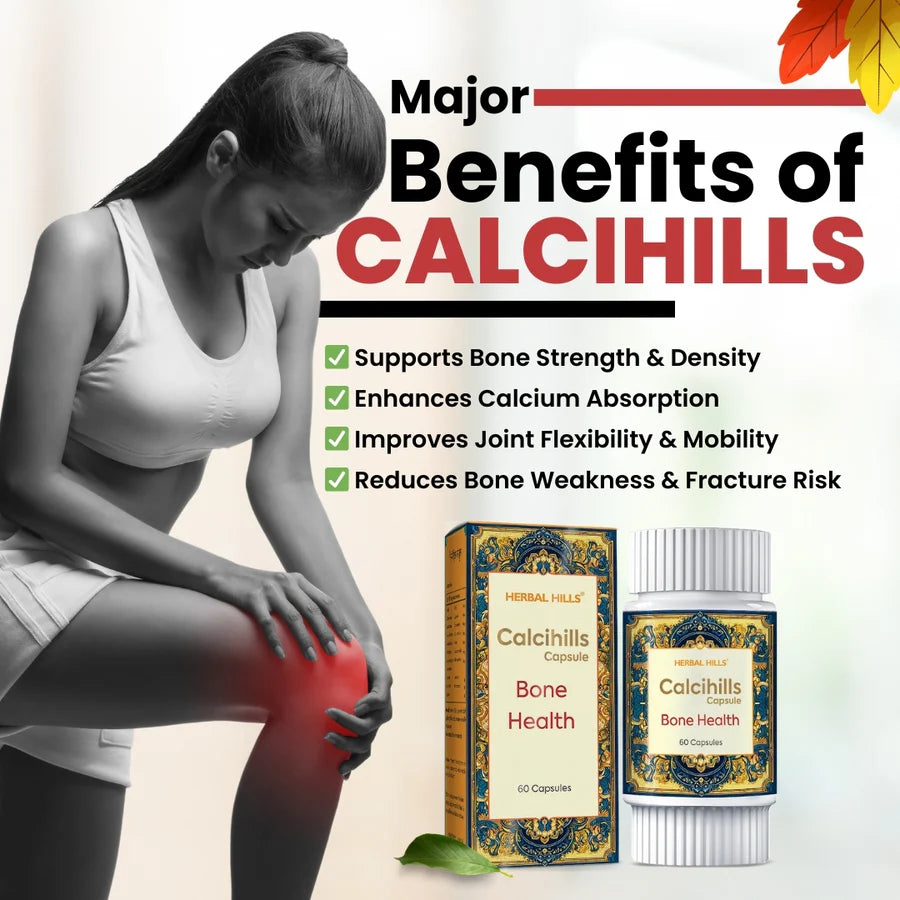 Calcihills Ayurvedic Bone Wellness – 60 Capsules Pack of 5 by Herbal Hills