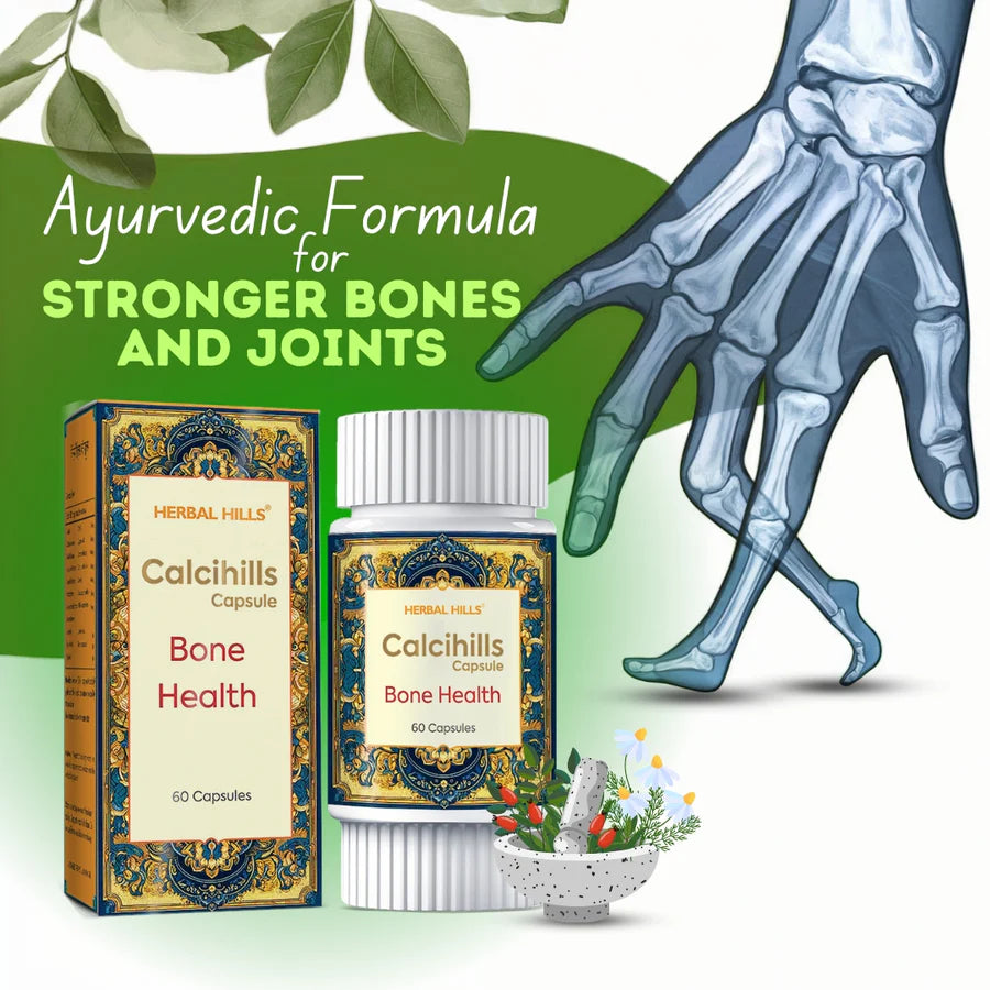 Calcihills Ayurvedic Bone Wellness – 60 Capsules Pack of 5 by Herbal Hills