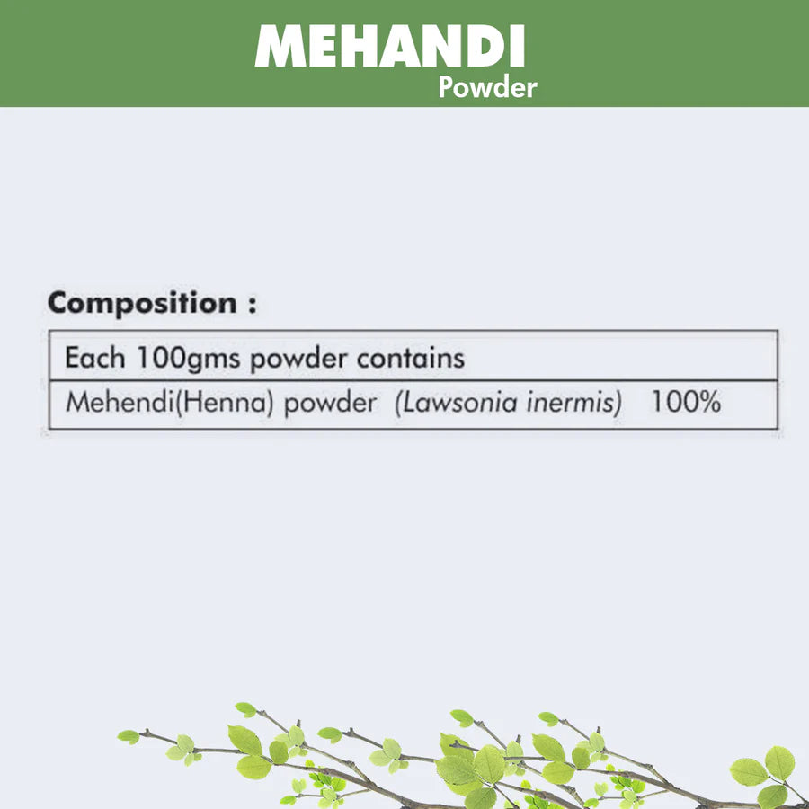 Herbal Hills Mehandi Powder – 1kg | Standardized Ayurvedic Quality | Herbal Hills