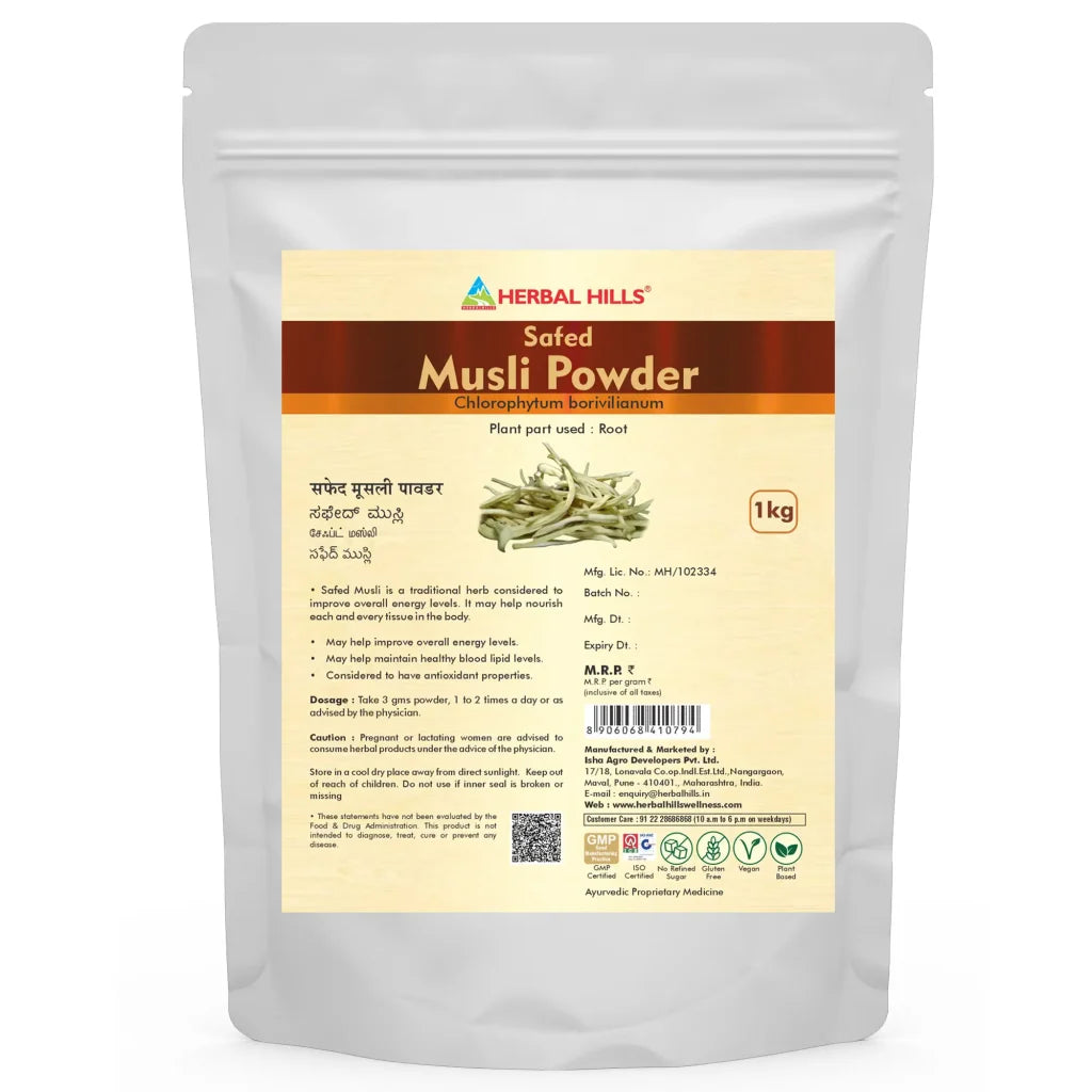 Safed Musli Powder 1 kg