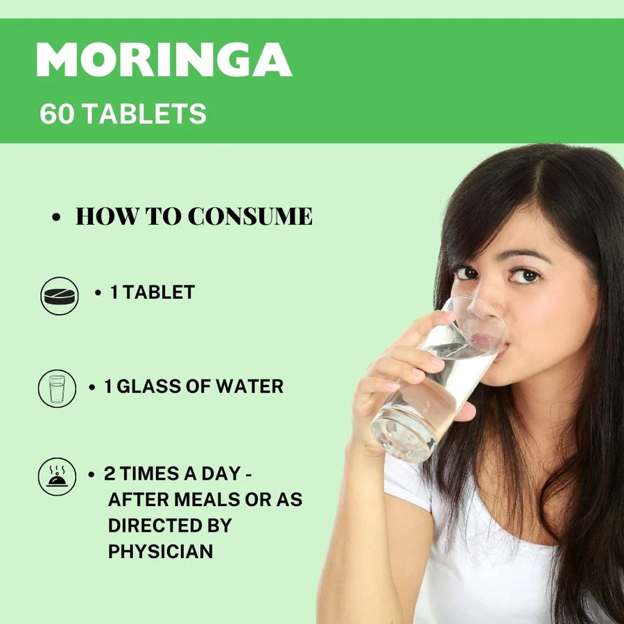 Moringa Tablets / Pure Moringa Leaf 60 Tablets