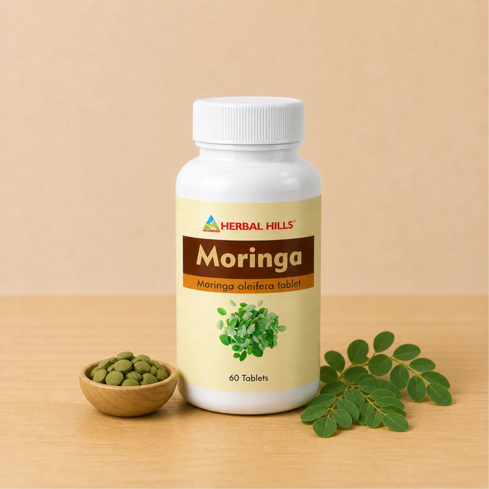 Moringa Tablets – 60 Tablets | Standardized Ayurvedic Quality | Herbal Hills