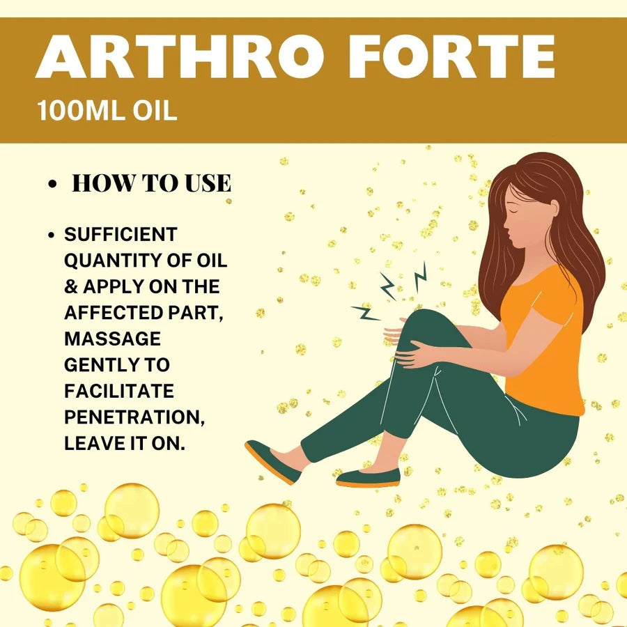 Ayurvedic Joint Pain Oil – Arthro Forte – 100 ml ( pack of 5)