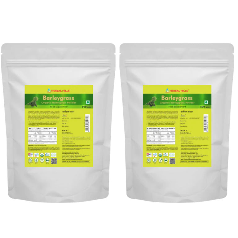 Barley Grass Powder – 500 g (Pack of 2) | Green Superfood | Herbal Hills