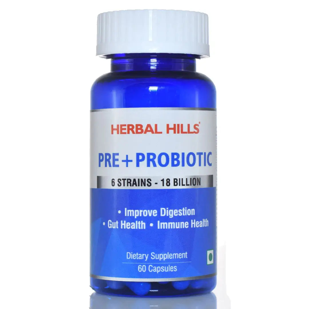 Pre & Probiotic Digestive Support Capsules – 60 Capsules by Herbal Hills