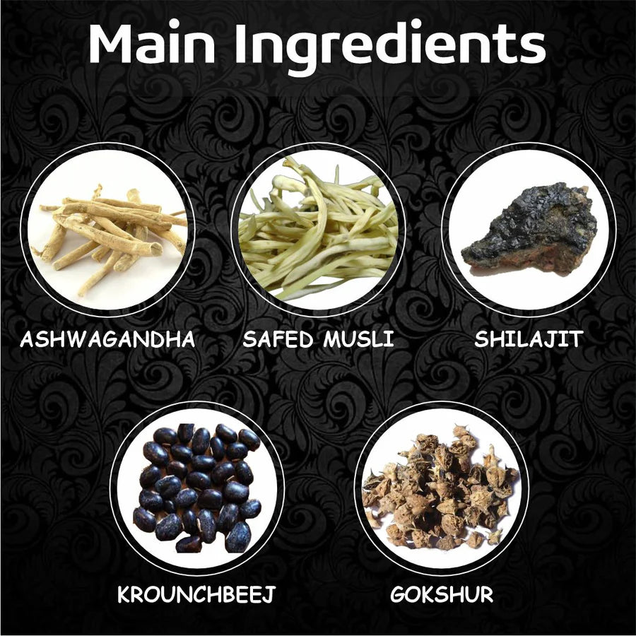 Shilajithills 60 Capsule, vigor, vitality, strength tonic