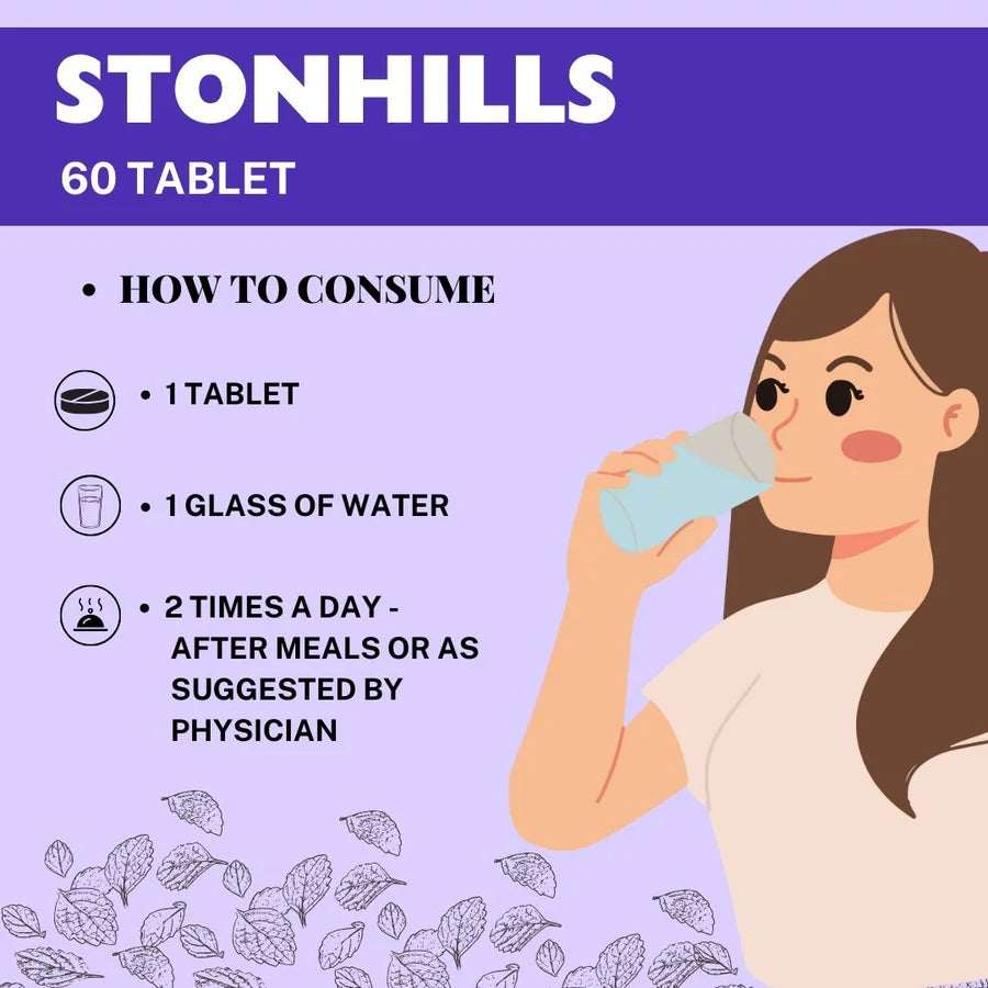 Stonhills Ayurvedic Kidney Support – 60 Tablets by Herbal Hills
