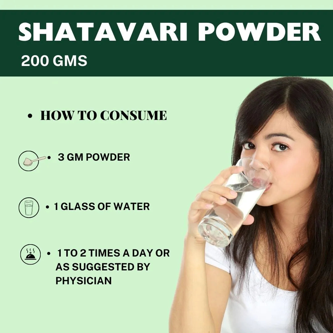 Shatavari Powder – 200g (Pack of 5) | Standardized Ayurvedic Quality | Herbal Hills
