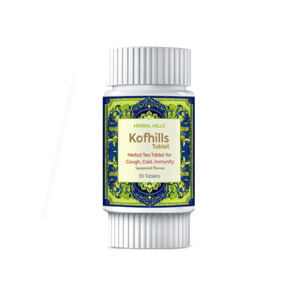 Kofhills Herbal Tea Tablets – 30 Count | Tea-Inspired Botanical Product