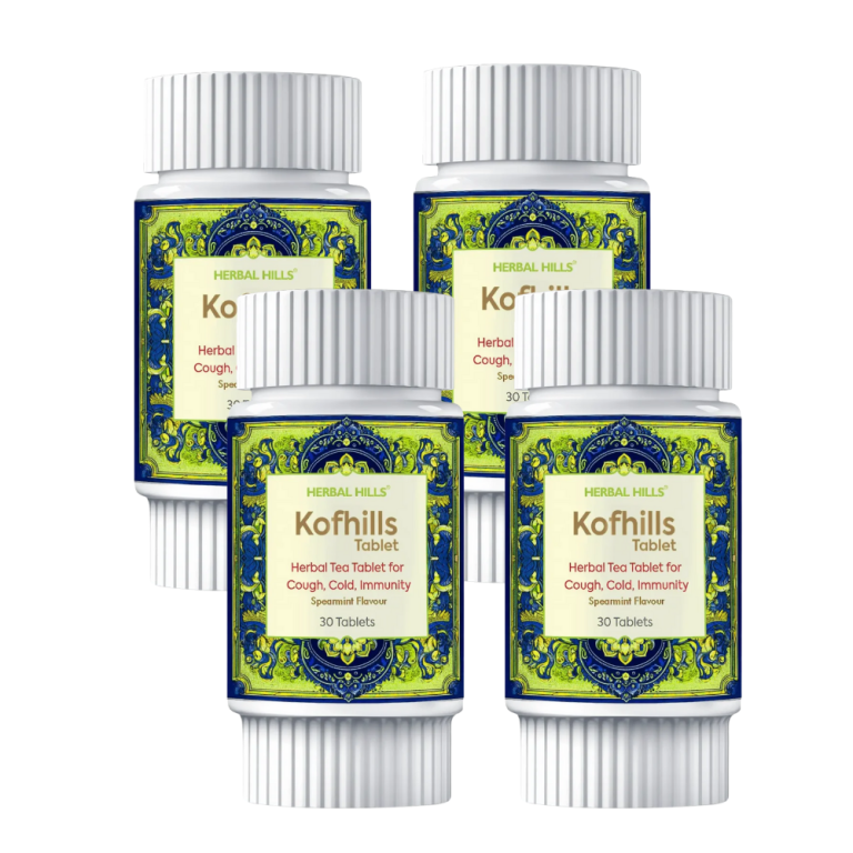Kofhills Herbal Tea Tablets – 30 Count | Tea-Inspired Botanical Product