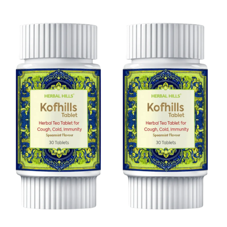 Kofhills Herbal Tea Tablets – 30 Count | Tea-Inspired Botanical Product