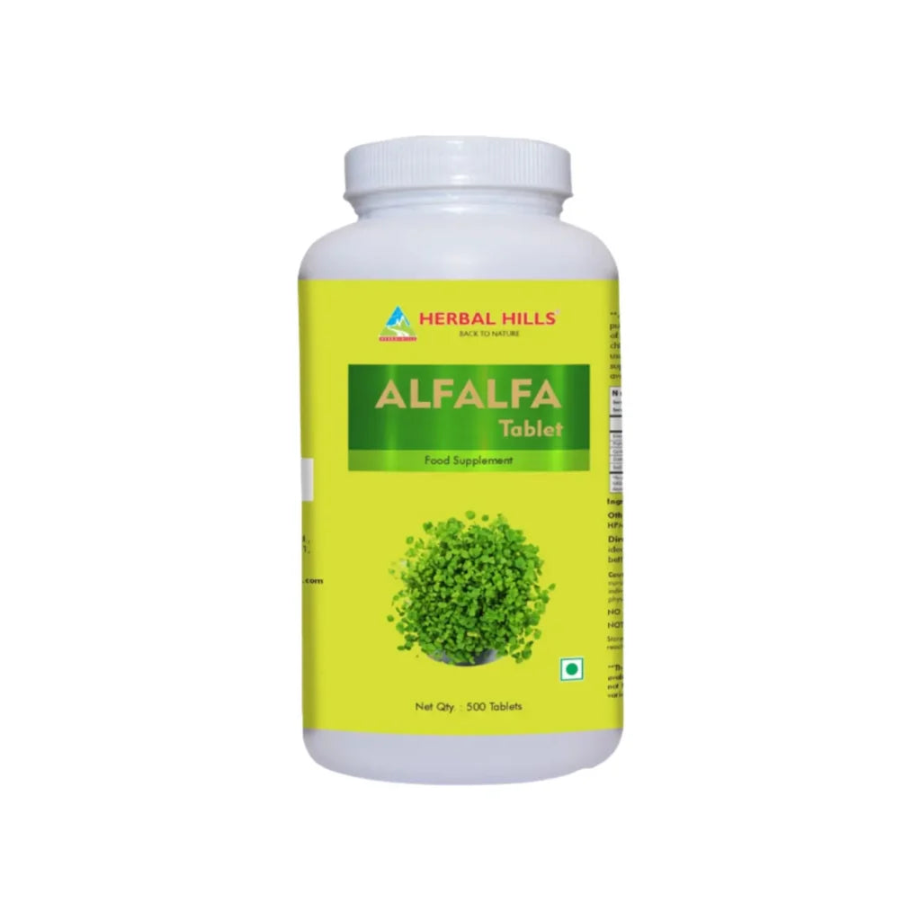 Alfalfa 500 Tablets for Immunity and General wellness. Immunity booster & improves strength and stamina