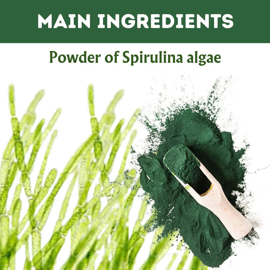 Spirulina Tablets – 120 Tablets | Chlorophyll Rich Food | Herbal Hills
