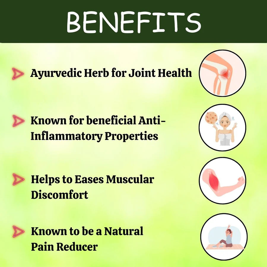 Nirgundi 120 tablets – for Joint Care & various health benefits (pack of 5)