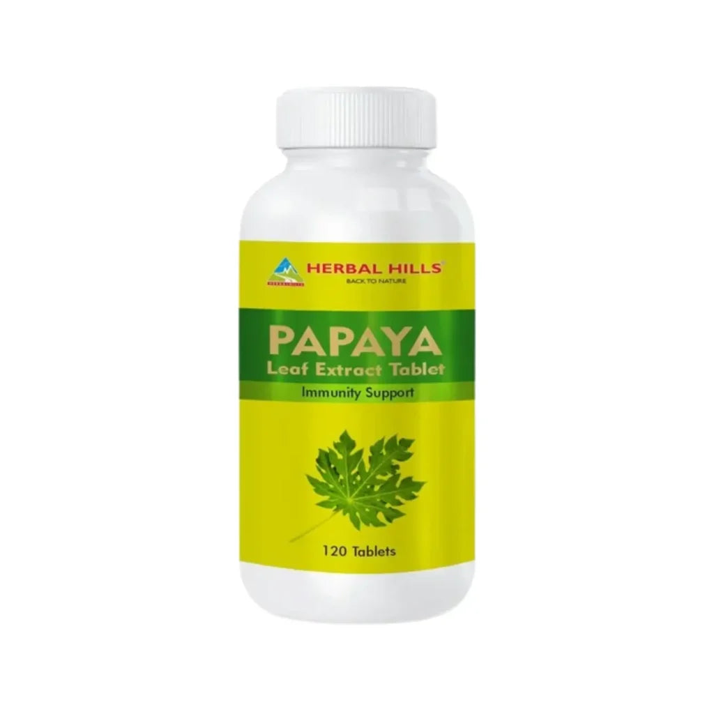 Papaya 120 tablets – Immunity booster 500mg carica leaf extract