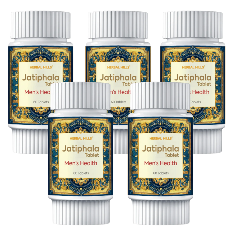 Herbal Hills Jatiphalahills Tablet – 60 Tablets (Pack of 5)