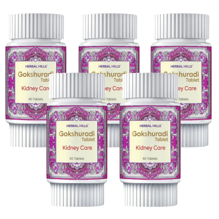 Herbal Hills Gokshuradihills Tablet – 60 Tablets (pack of 5)