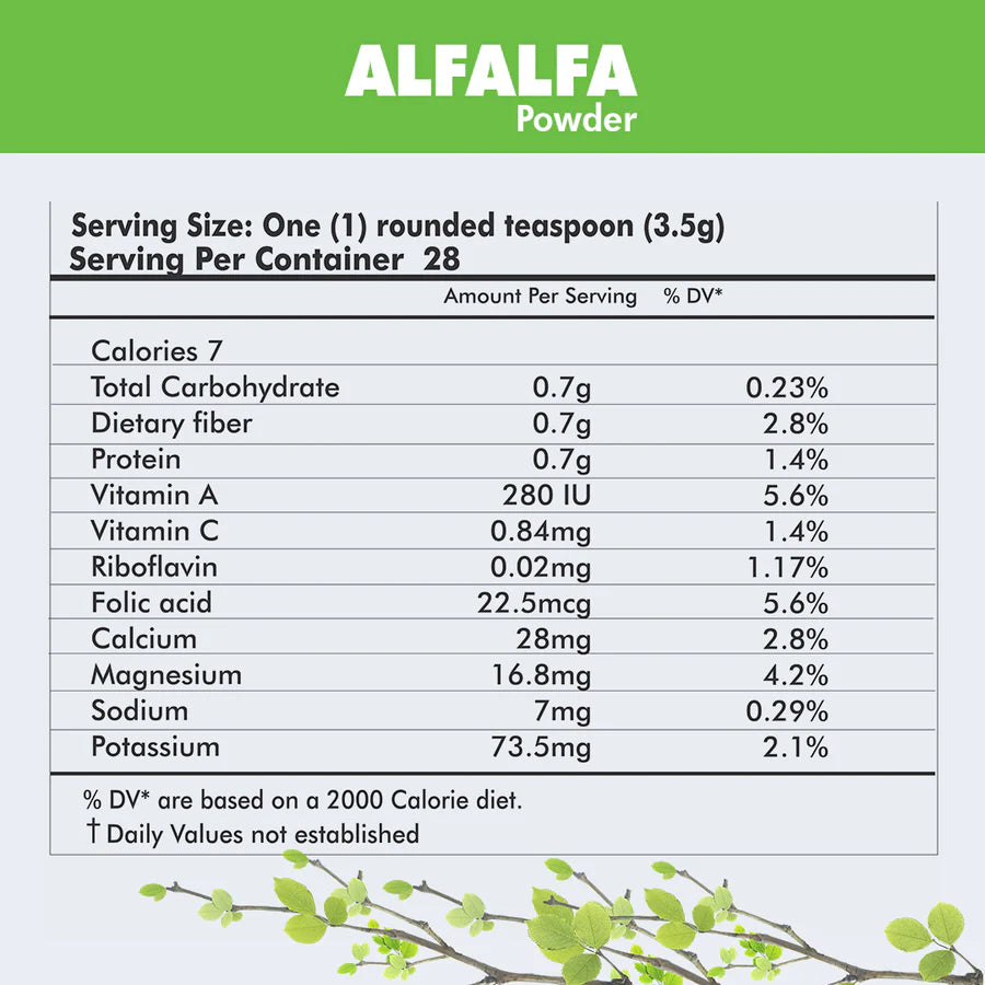 Alfalfa 1 kg Powder for Immunity and General wellness. Immunity Booster & Improves Strength and Stamina