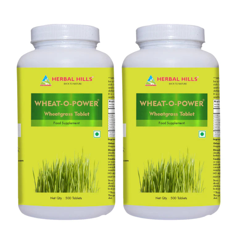 Super Greenhills Tablets – 500 Tablets Value Pack (Pack of 2) | Green Superfood | Herbal Hills