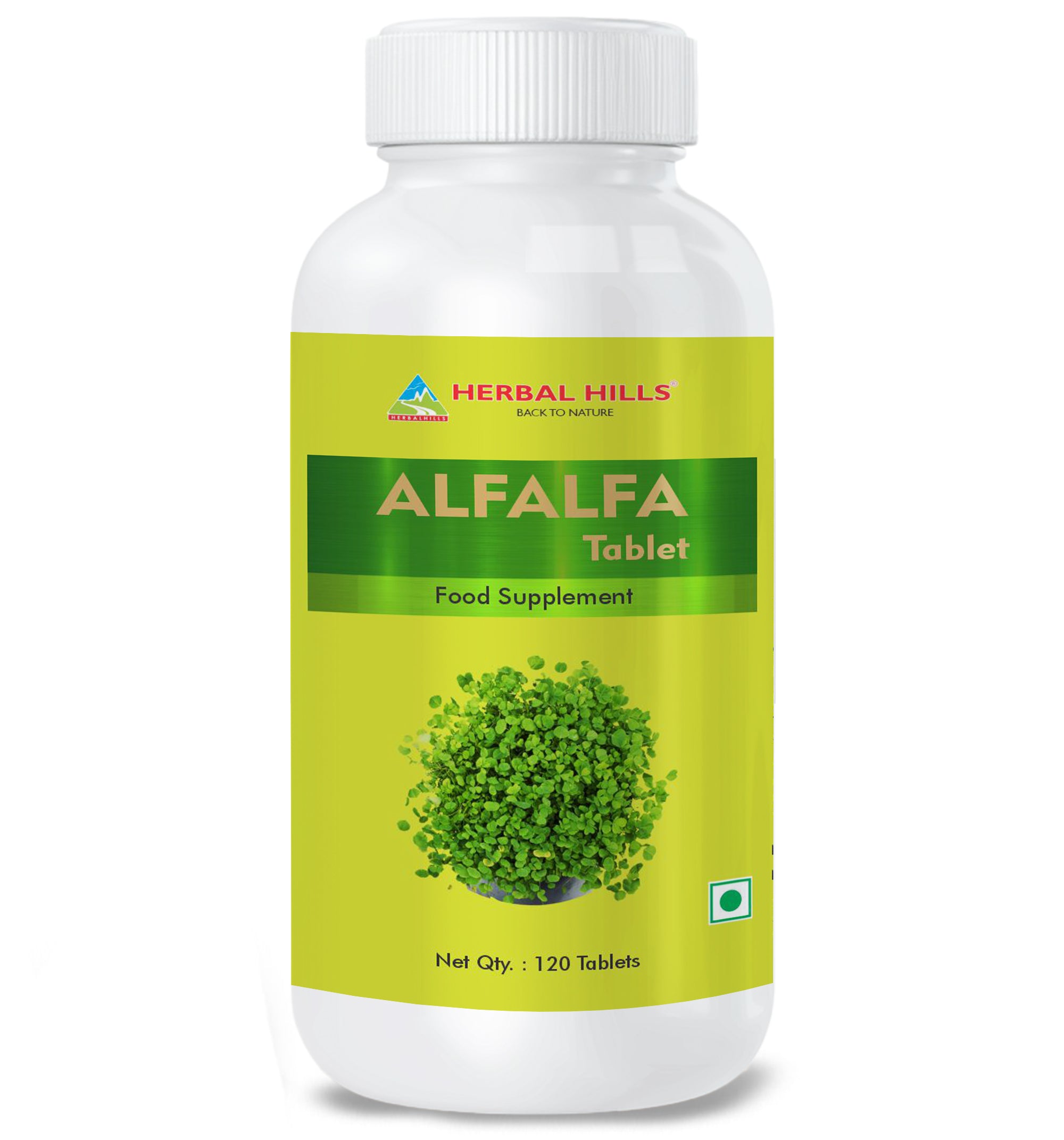 Alfalfa 120 Tablet for Immunity and General wellness. Immunity booster & improves strength and stamina