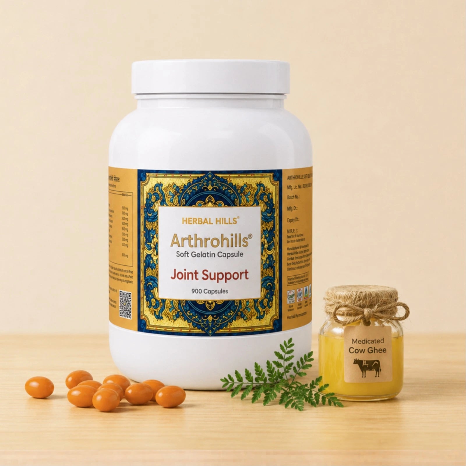 Arthrohills Ayurvedic Joint Support – 900 Soft Capsules by Herbal Hills