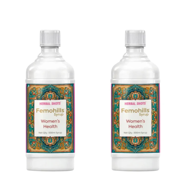 Femohills Herbal Syrup – 500ml | Traditional Women’s Wellness Drink (Pack of 2)