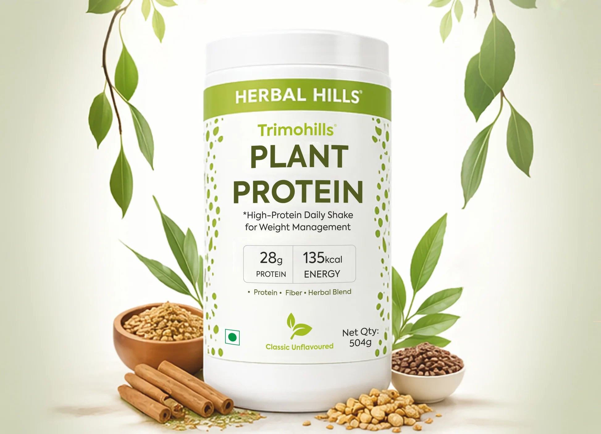Trimohills Classic Unflavoured Plant Protein