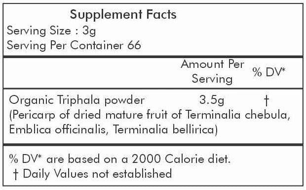 Triphala Powder – 200g (Pack of 5) | Standardized Ayurvedic Quality | Herbal Hills