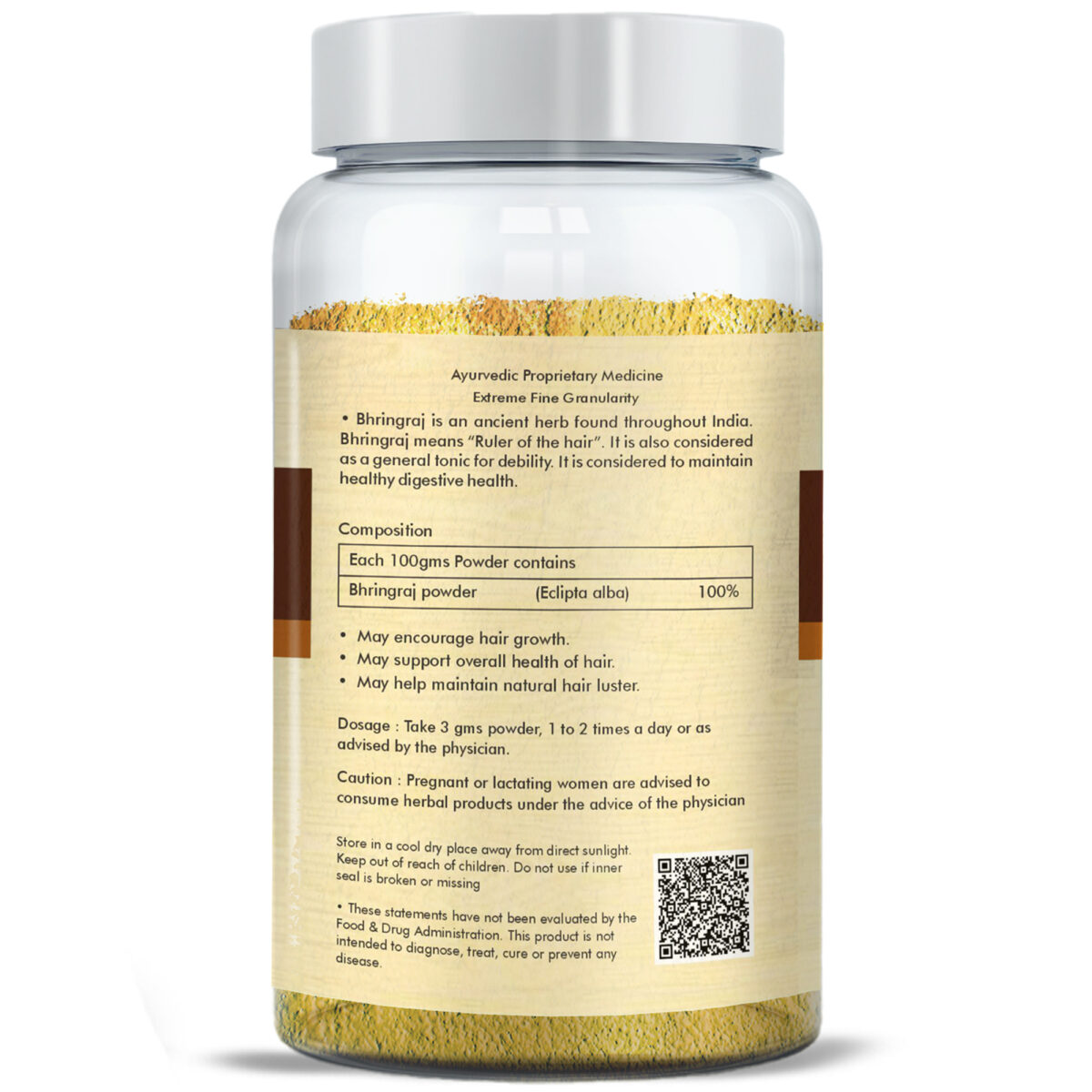 Bhringraj Powder – 100 Gms - Image 3