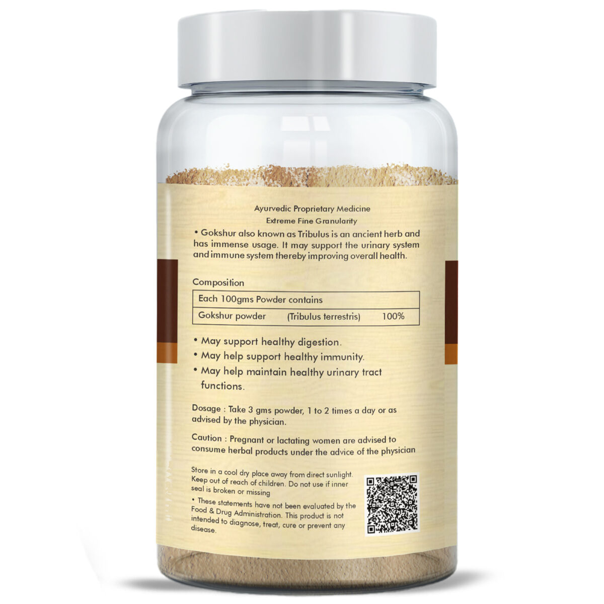Gokshur Powder - 100 g Pack - Image 3