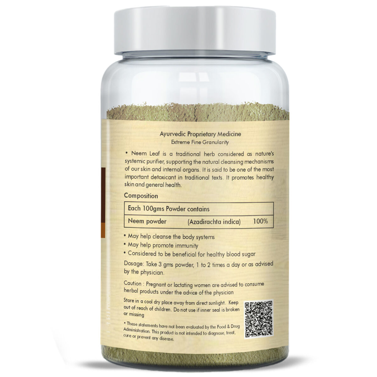 Neem powder - 100 gms - Image 3