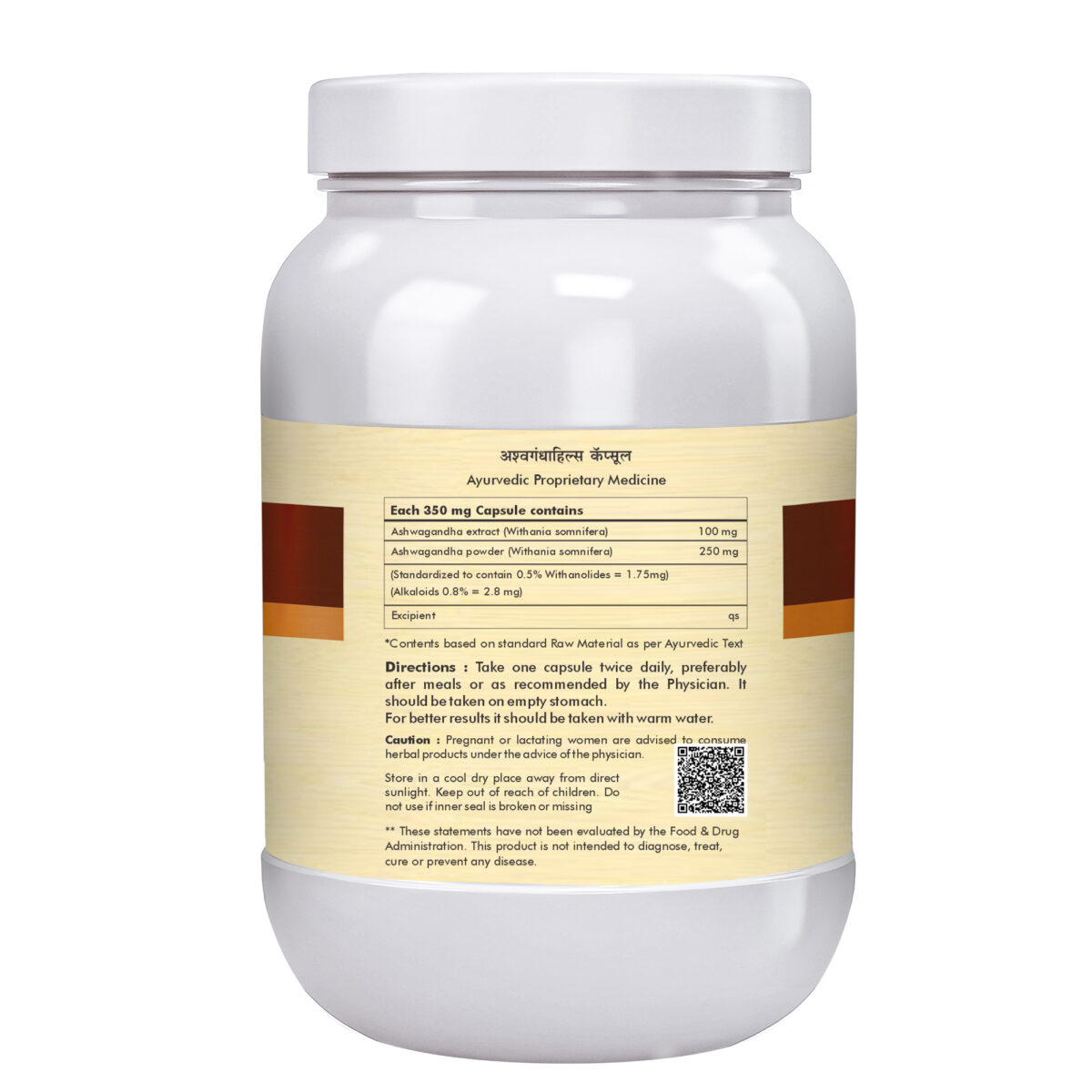 Ashwagandha Capsules Value Pack - Ashwagandhahills 700 Capsules -  Antistress & Revitaliser - Image 3