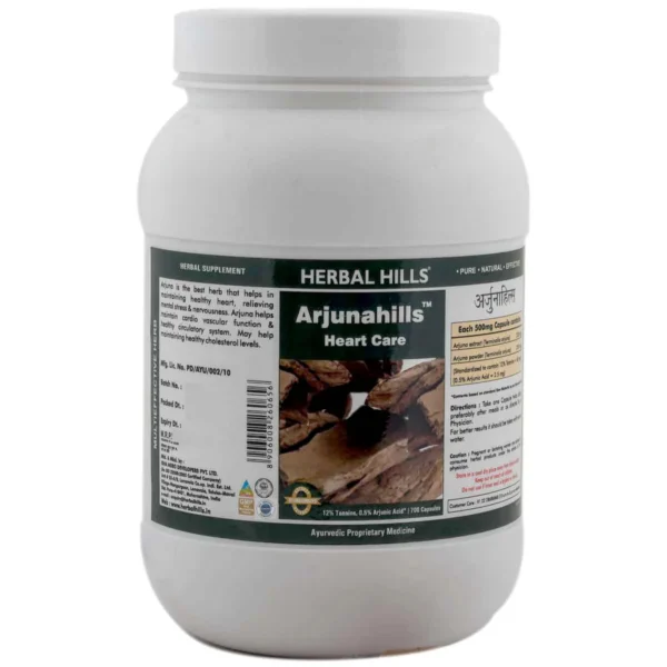 Herbal Hills - Arjuna Capsule for Heart Care -  700 Capsule