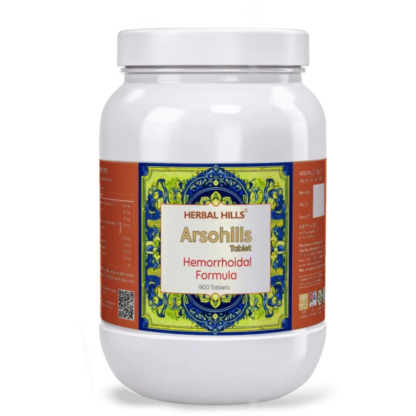 Arsohills Herbal Tablets – 900 Count | Traditional Ayurvedic Wellness Tablets