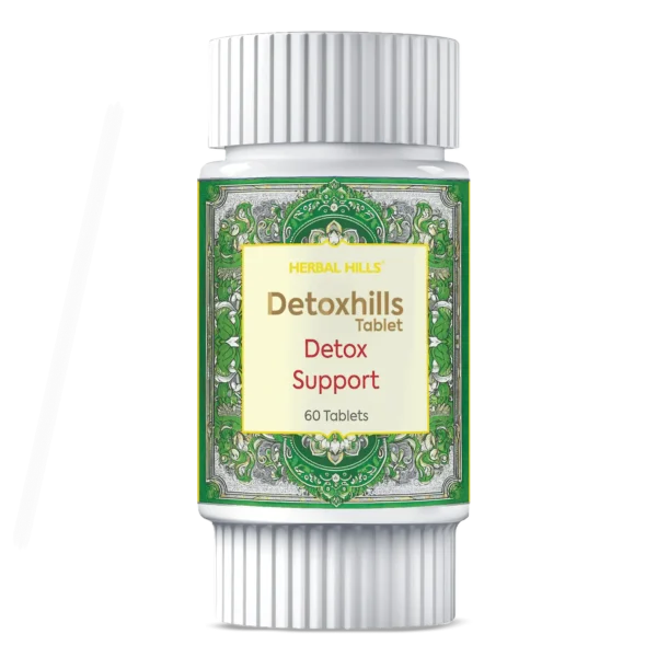 Ayurvedic Detox Tablets - Detoxification Formula - Detoxhills 60 Tablets