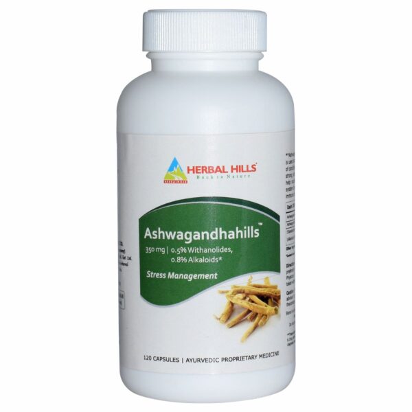 Ashwagandha 120 Capsules - Improve Health and Quality of life