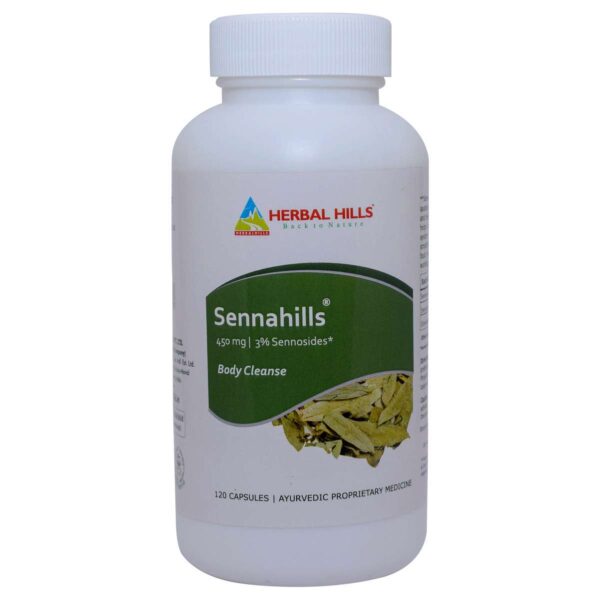 Sennahills Herbal Supplement – 120 Capsules | Senna Leaf Extract for Wellness