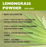 Lemon Grass Dried Herbal Tea Leaves Antioxidant Rich Boost Metabolism Immunity Detox Herbal Green Tea - Image 3