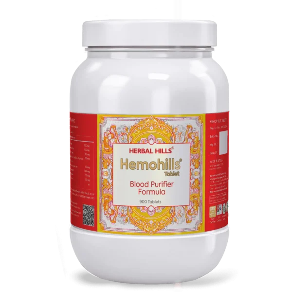 Ayurvedic Blood Purifier Tablets - Hemohills - 900 Tablets