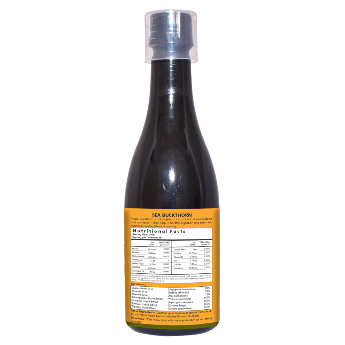 Sea Buckthorn Syrup (500ml) - A Superfood for all Health issues - Image 3