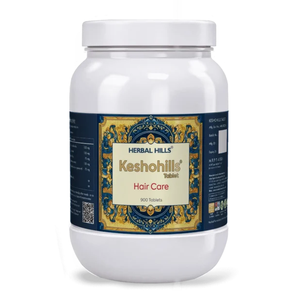 Natural Hair Care Formula - Keshohills Value Pack 900 Tablets