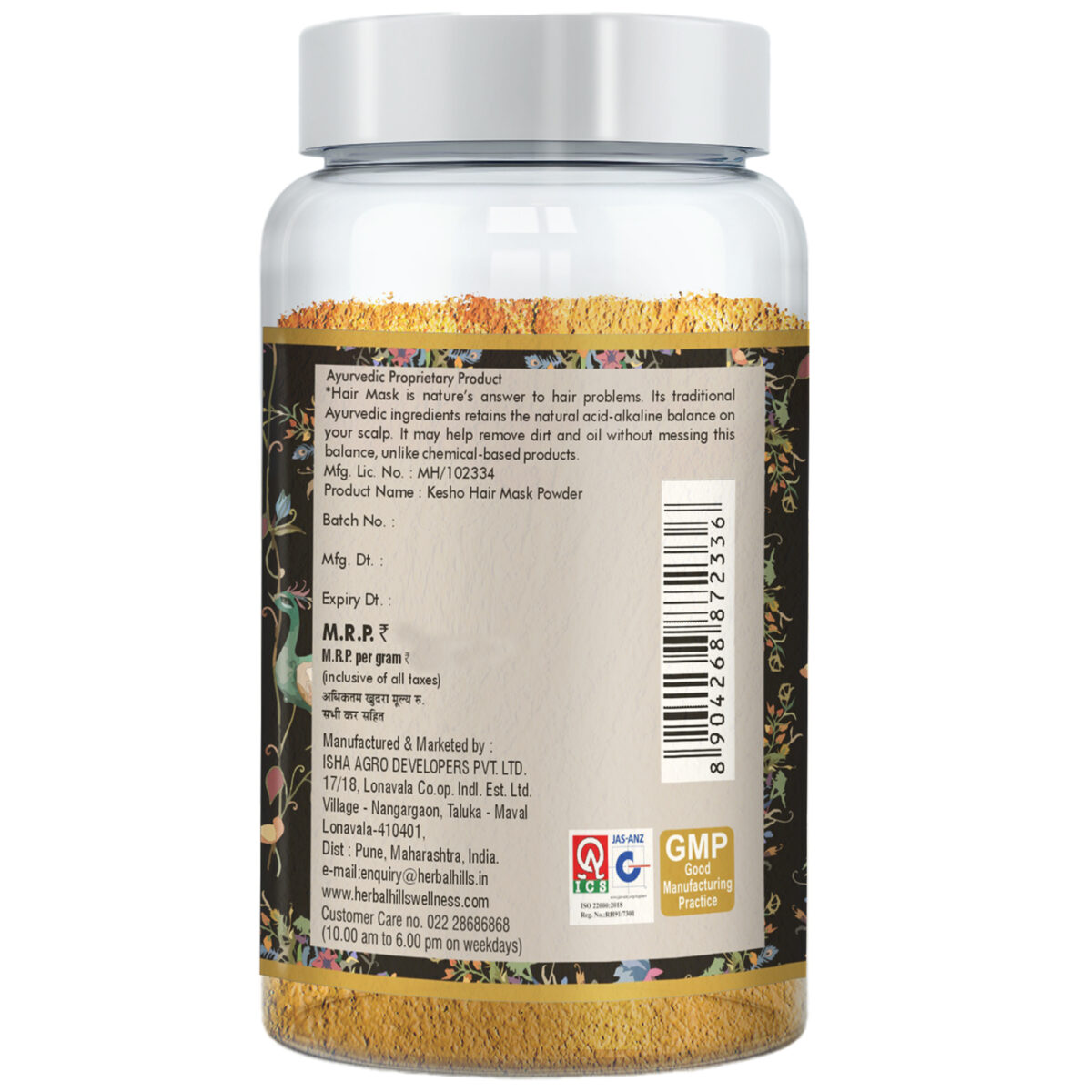 Kesho Forte Hair Mask Powder Pure and Natural Hair Mask for Hair Growth, Split Ends, Luster Shining Nourishment - Image 4