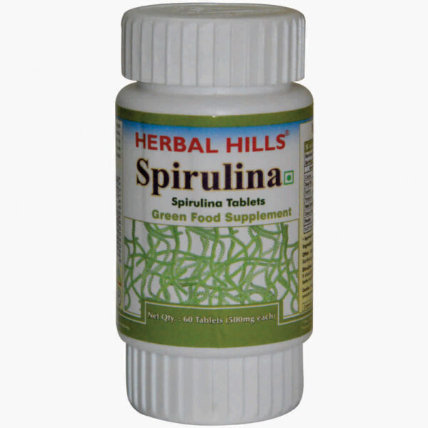 Spirulina 60 Tablets - Chlorophyll Rich Food