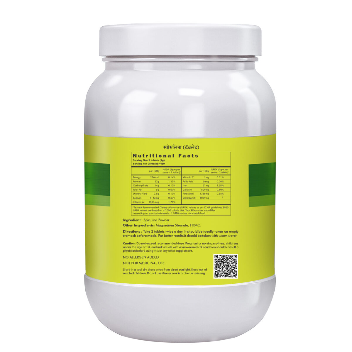 Spirulina 900 Tablets Value Pack - Chlorophyll Rich Food - Image 3