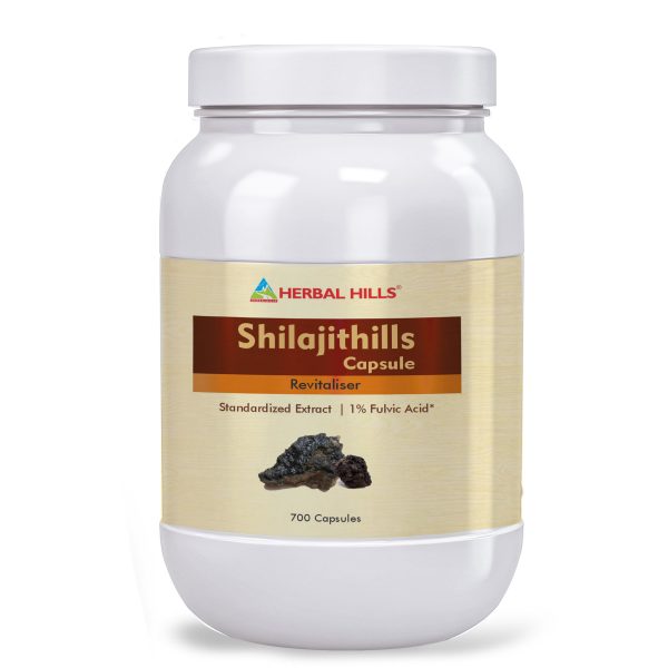 Ayurvedic Medicine for Energy and Stamina - Men's Health Supplement - 700 Shilajit Capsules